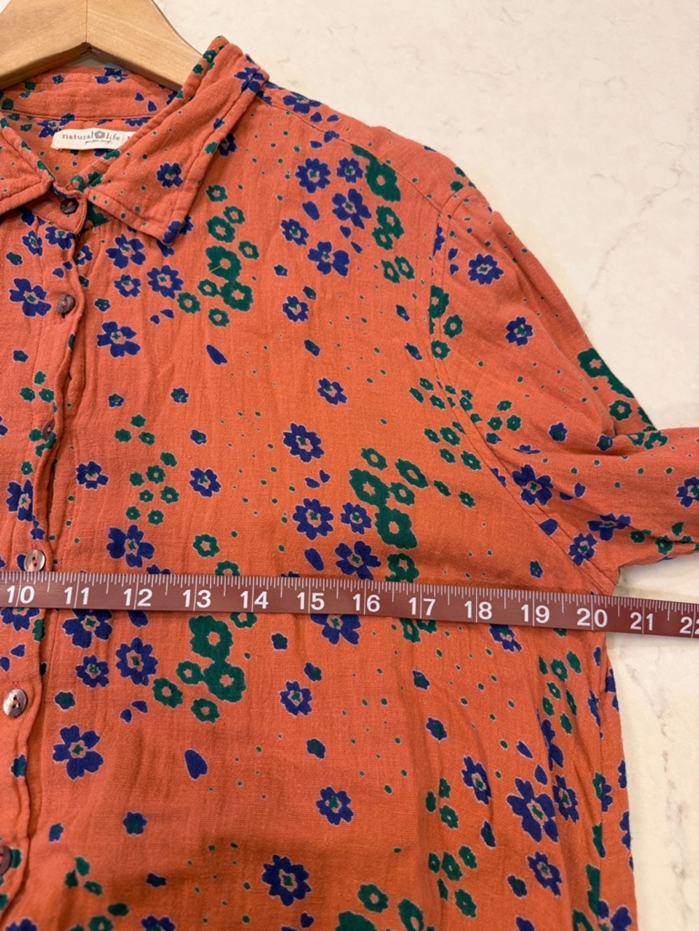 Natural Life Georgia Dress Floral Flowers Pockets Size Medium - Picture 5 of 9
